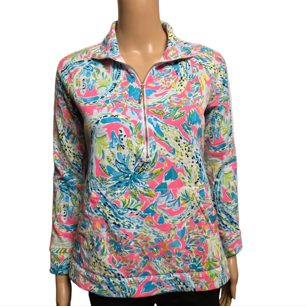 Lilly Pulitzer Pullover Sweatshirt Size XS - Picture 2 of 16
